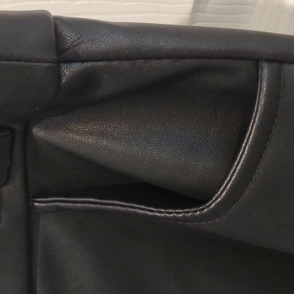 Lularoe Elegant Collection Avery Skirt. XL. Black faux leather. - Picture 2 of 6